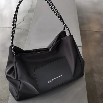 Qfdian Trendy High-capacity Simple Japanese Gym Bag Vintage All Match Y2k Aesthetic Women's Handbags Korean Casual Sports Shoulder Bags